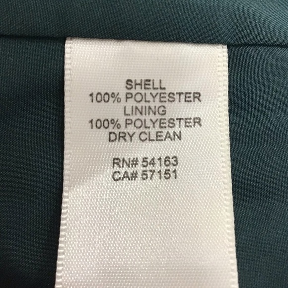 Eliza J Short Sleeve Green Sheath Dress Size 2P Back Zipper - Picture 6 of 6